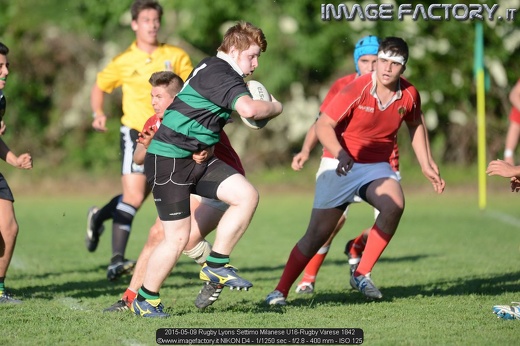 2015-05-09 Rugby Lyons Settimo Milanese U16-Rugby Varese 1842